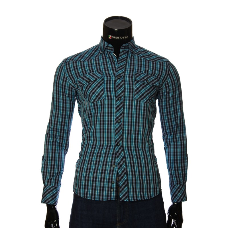 Westhero Slim Fit Рубашка Мужская Интернет Магазин