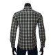 Мужская приталенная рубашка в клетку GF 2940-8