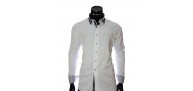 Мужская однотонная приталенная рубашка VV 1771-5