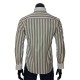 Мужская приталенная рубашка в полоску BEL 1855-4