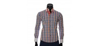 Men`s Slim Fit checkered shirt BEL 1855-7