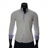Мужская приталенная рубашка в полоску BEL 1871-5