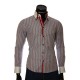 Мужская приталенная рубашка в полоску BEL 1871-20