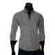 Мужская приталенная рубашка в полоску MM 1877-1