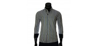 Men`s Slim Fit striped shirt BEL 1878-9