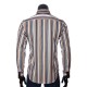 Мужская приталенная рубашка в полоску BEL 1880-12