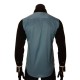 Мужская однотонная приталенная рубашка MM 1901-5