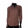 Women`s Slim Fit striped shirt IMK 1029-4
