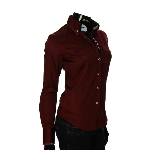 Women`s Slim Fit plain shirt TNL 1027-2