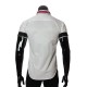 Мужская однотонная рубашка с коротким рукавом MM 919-1