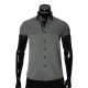 Men`s Slim Fit plain shirt with short sleeve MM 925-5