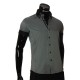 Men`s Slim Fit plain shirt with short sleeve MM 925-5