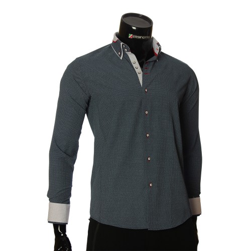 Men`s Slim Fit pattern shirt MM 1966-2