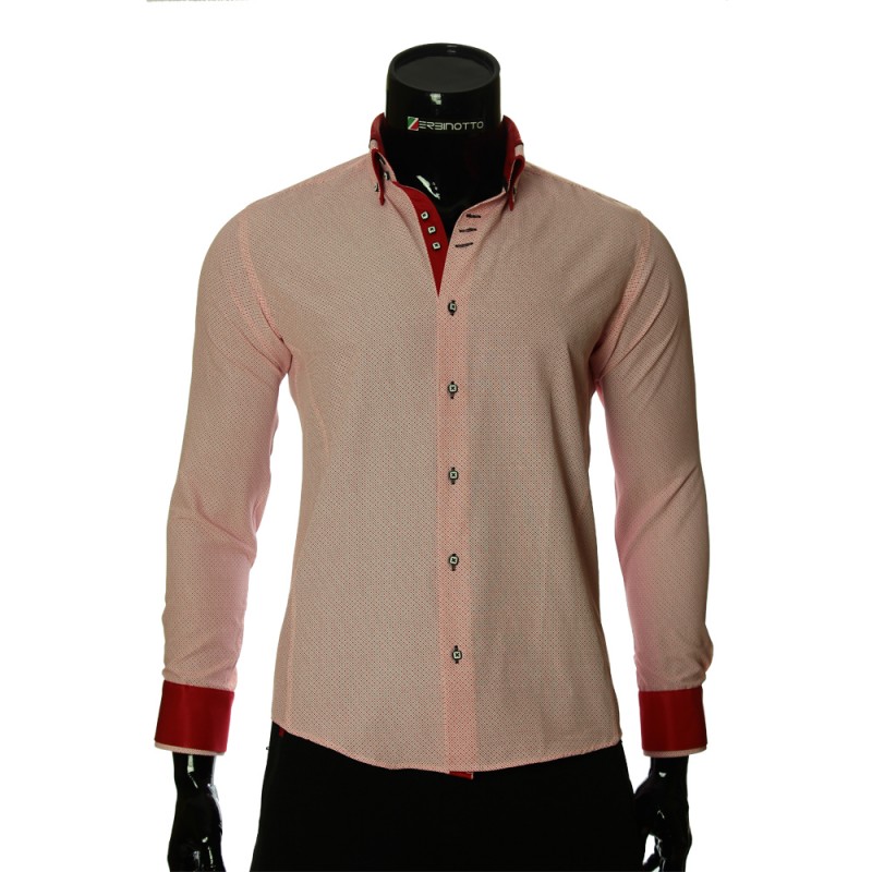 Men`s Slim Fit pattern shirt MM 1966-4