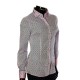 Женская приталенная рубашка в узор LF 1031-1