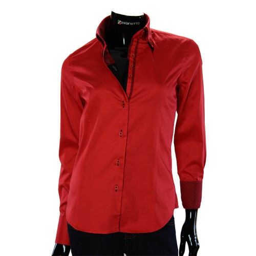 Satin Cotton Plain Shirt TNL 1034-3