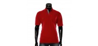 Cotton Red T-shirt Polo MAL 52R