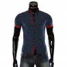 Men's pattern shirt Short Sleeve LL 1016-3