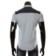 Men`s Slim Fit plain shirt with short sleeve LL 1022-3