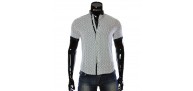 Men's pattern shirt Short Sleeve LL 1016-1