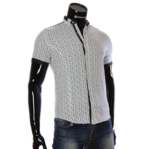 Men's pattern shirt Short Sleeve LL 1016