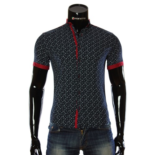 Men's pattern shirt Short Sleeve LL 1016-5