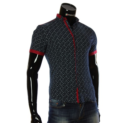 Men's pattern shirt Short Sleeve LL 1016-5
