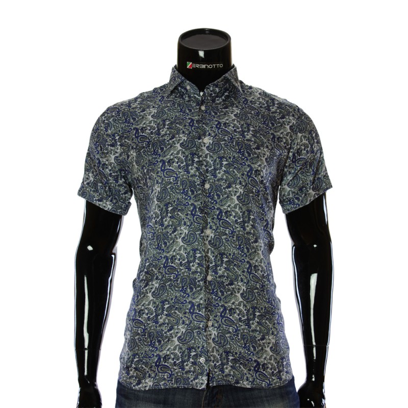 Men's pattern shirt Short Sleeve RV 1950-1