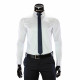 Мужская однотонная приталенная рубашка GF 4002