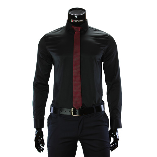 Pure Cotton Plain Stretch Shirt GF 3016