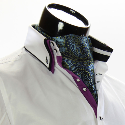Men`s Floral Paisley Ascot Cravat CH 9050-12