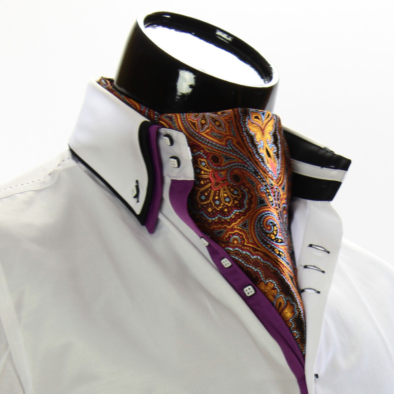 Men`s Floral Paisley Ascot Cravat CH 9050-13