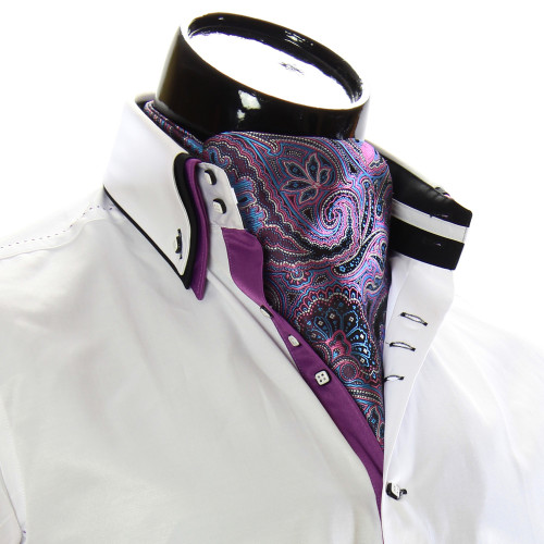 Men`s Floral Paisley Ascot Cravat CH 9050-14