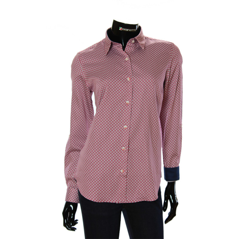 Women`s Cotton Pattern Shirt GR 1037-3