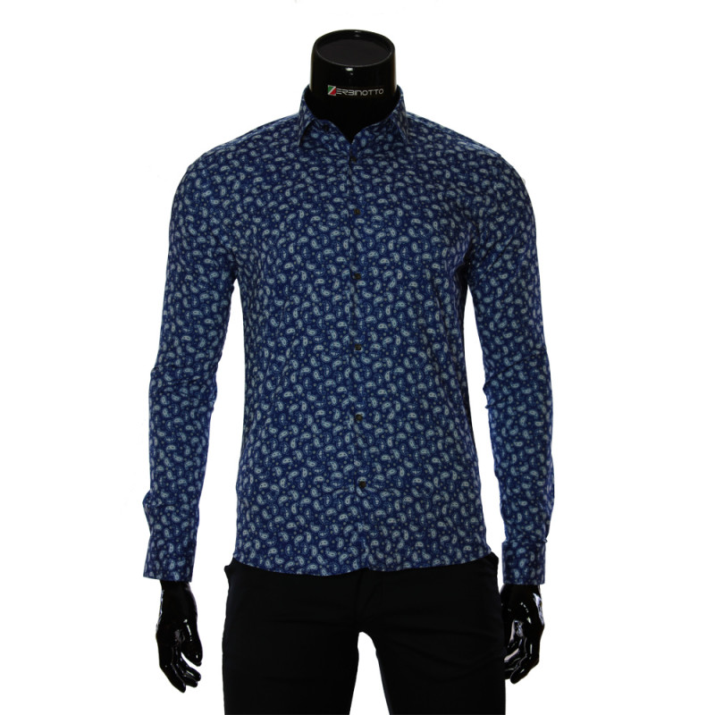Pure Cotton Pattern Stretch Shirt GF 6083-3