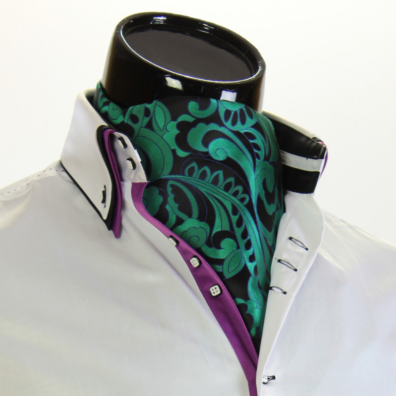 Men`s Vintage Paisley Ascot Cravat CH 9070-1