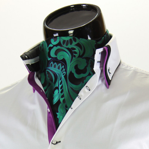 Men`s Vintage Paisley Ascot Cravat CH 9070-1