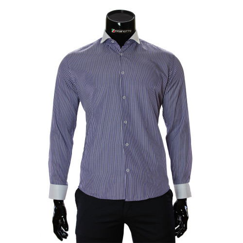 Men`s Slim Fit Oxford Striped shirt CAV 676-3