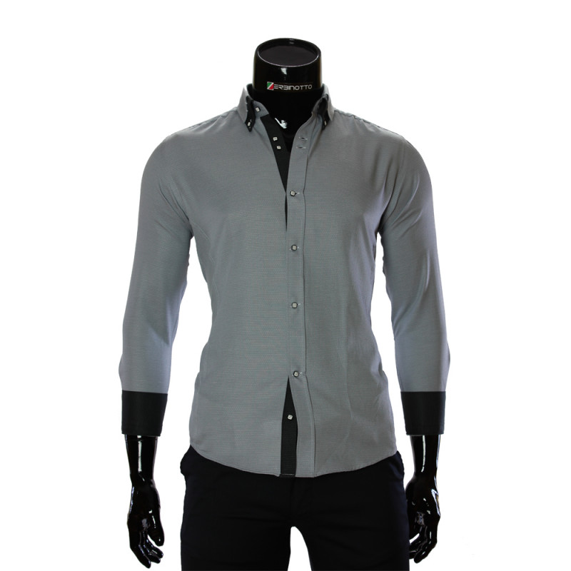 Satin Cotton Plain Shirt MM 1959-4