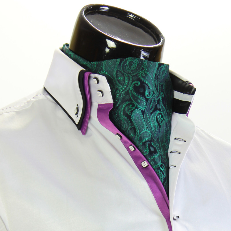 Men`s Floral Paisley Ascot Cravat CH 9050-23