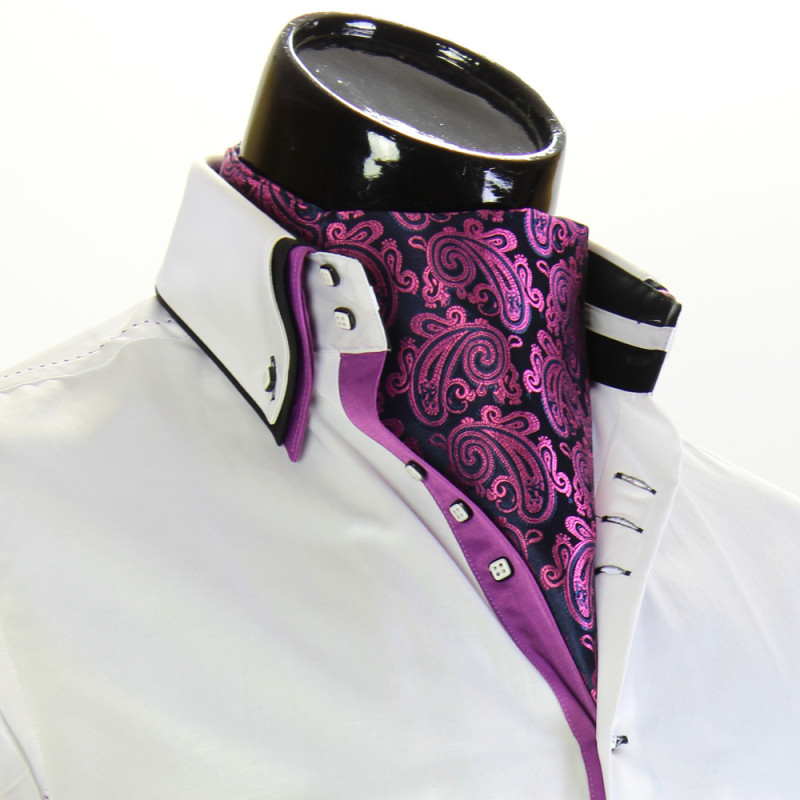 Men`s Floral Paisley Ascot Cravat CH 9050-24