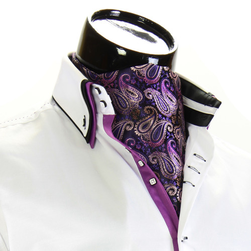 Men`s Floral Paisley Ascot Cravat CH 9070-4