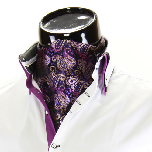 Men`s Floral Paisley Ascot Cravat CH 9070-4