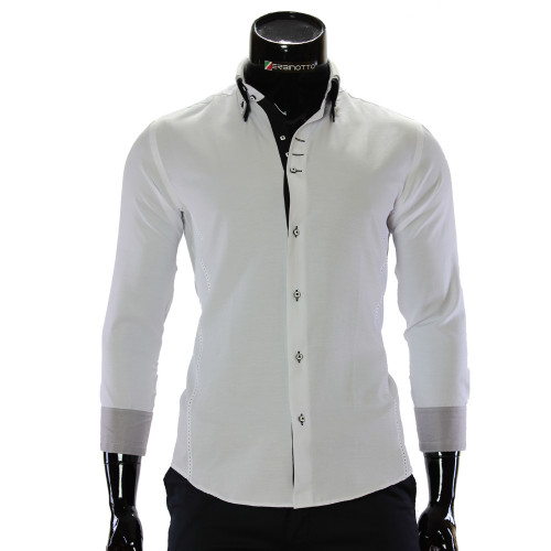 Satin Cotton Plain Shirt MM 1960-7