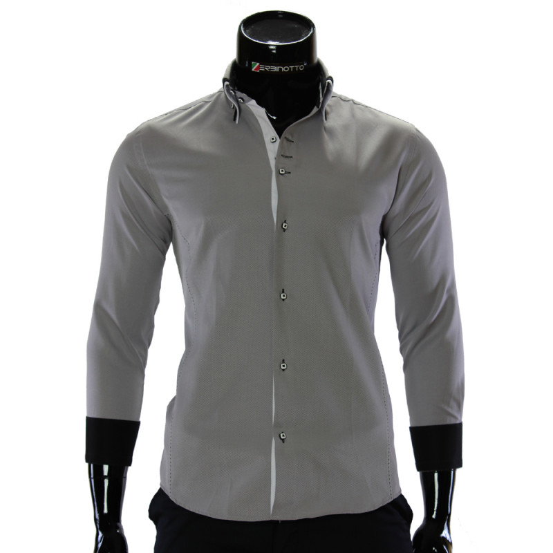 Satin Cotton Plain Shirt MM 1960-5