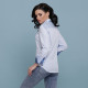Женская однотонная приталенная рубашка TNL 1034-1