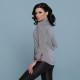 Женская приталенная рубашка в полоску IMK 1029-2