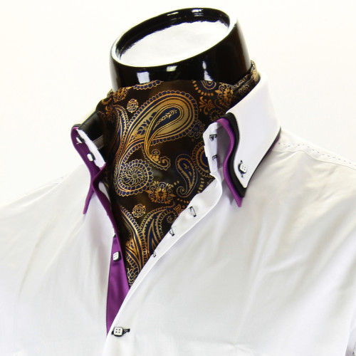 Men`s Floral Paisley Ascot Cravat CH 9070-7