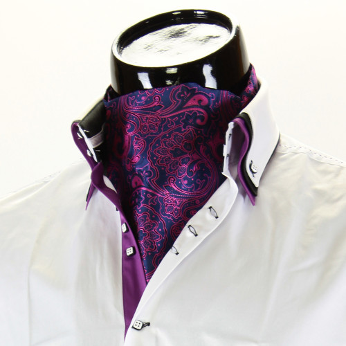 Men`s Floral Paisley Ascot Cravat CH 9070-8