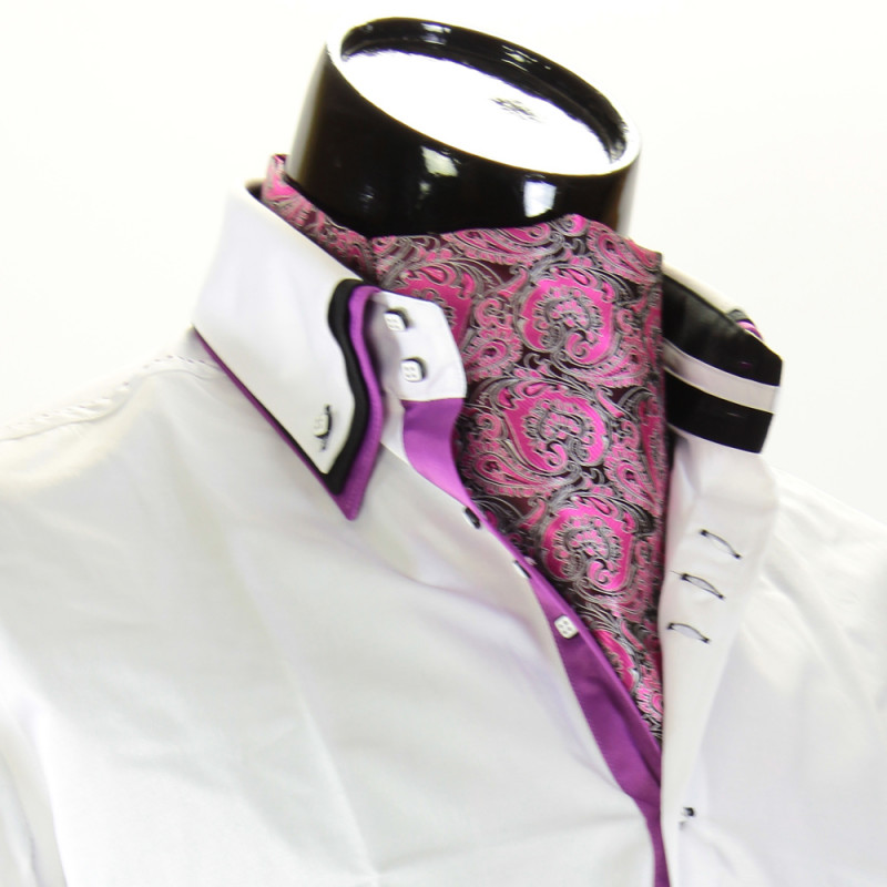 Men`s Floral Paisley Ascot Cravat CH 9070-10